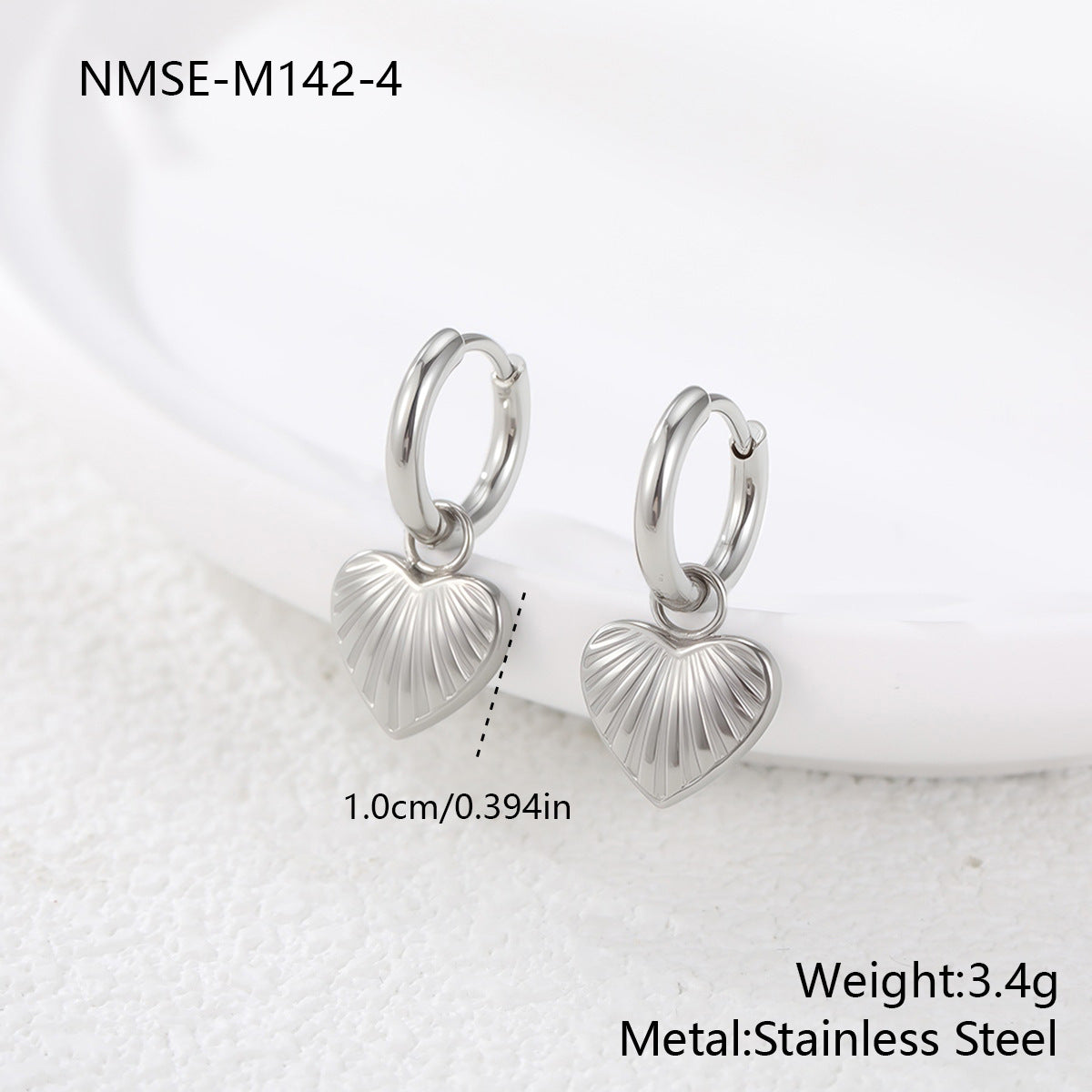 Loving-heart earrings