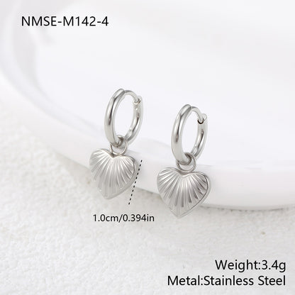 Loving-heart earrings