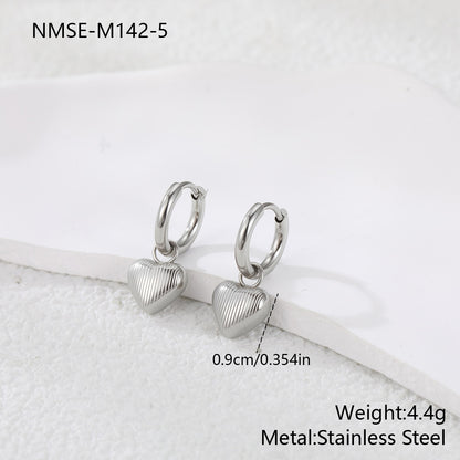 Loving-heart earrings