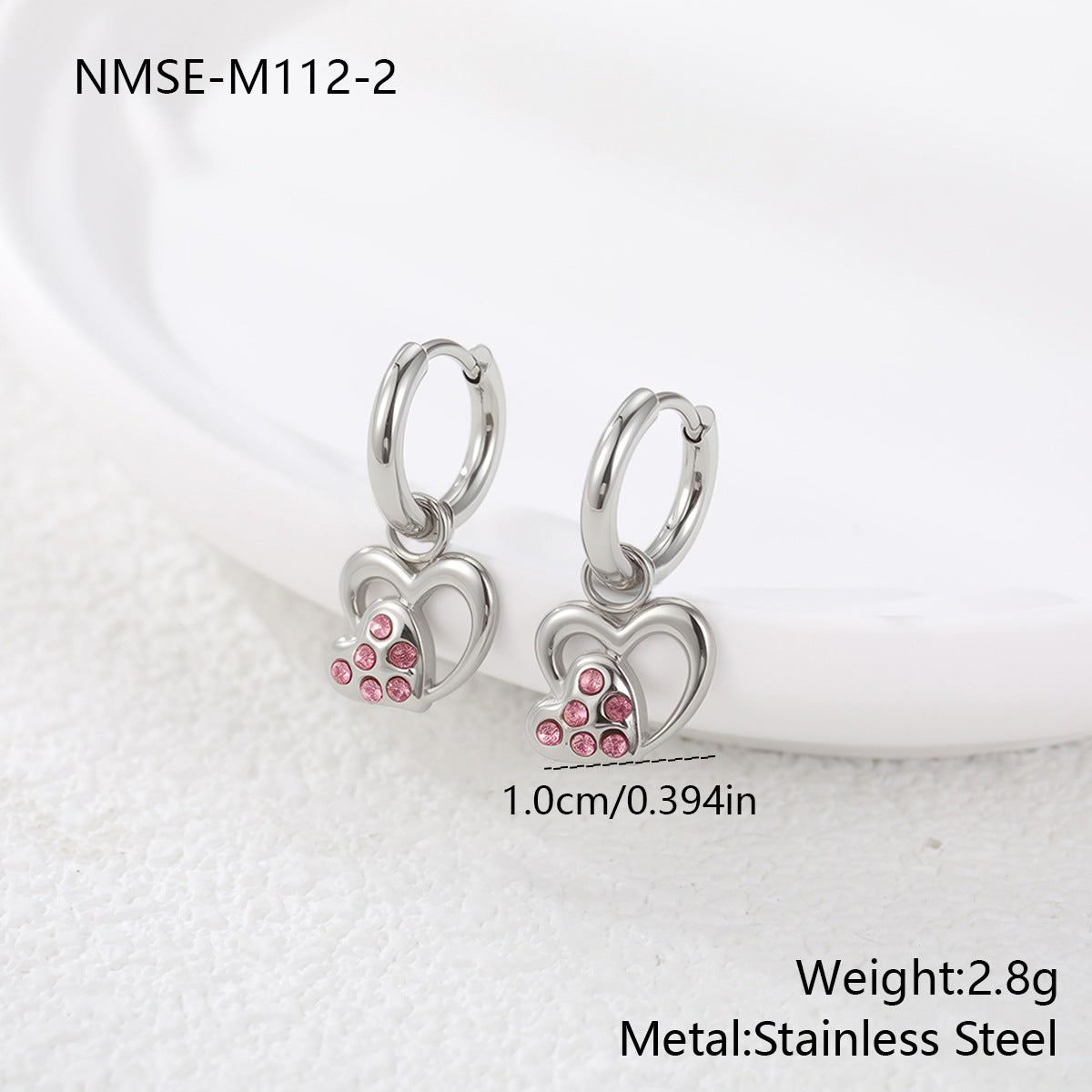 Loving-heart earrings