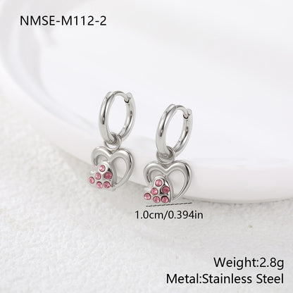 Loving-heart earrings