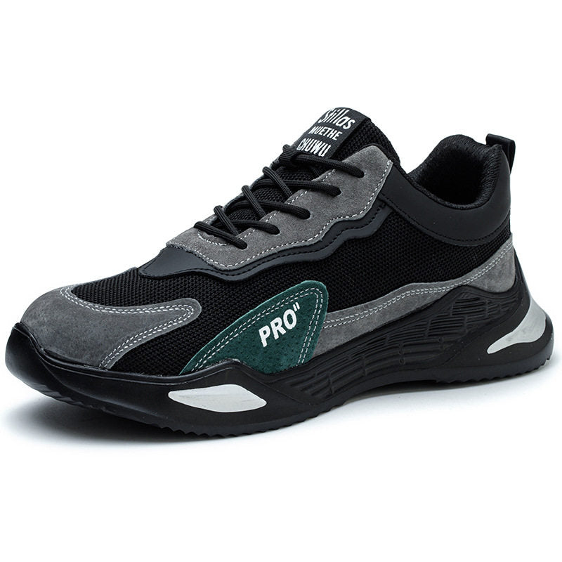 Low-cut mesh safety shoes