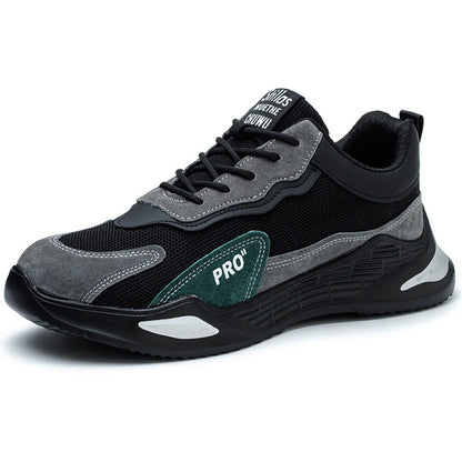 Low-cut mesh safety shoes