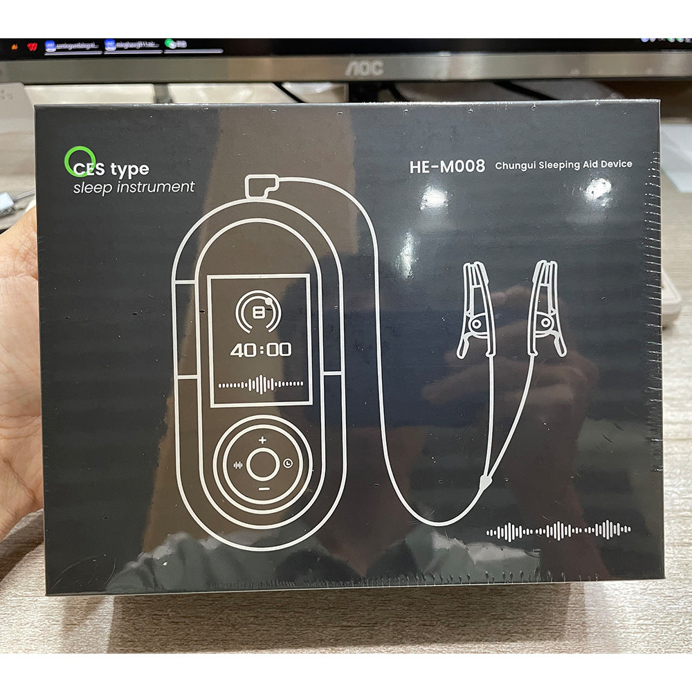 Low frequency pulse ear clip sleep instrument