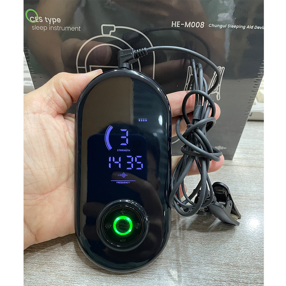 Low frequency pulse ear clip sleep instrument