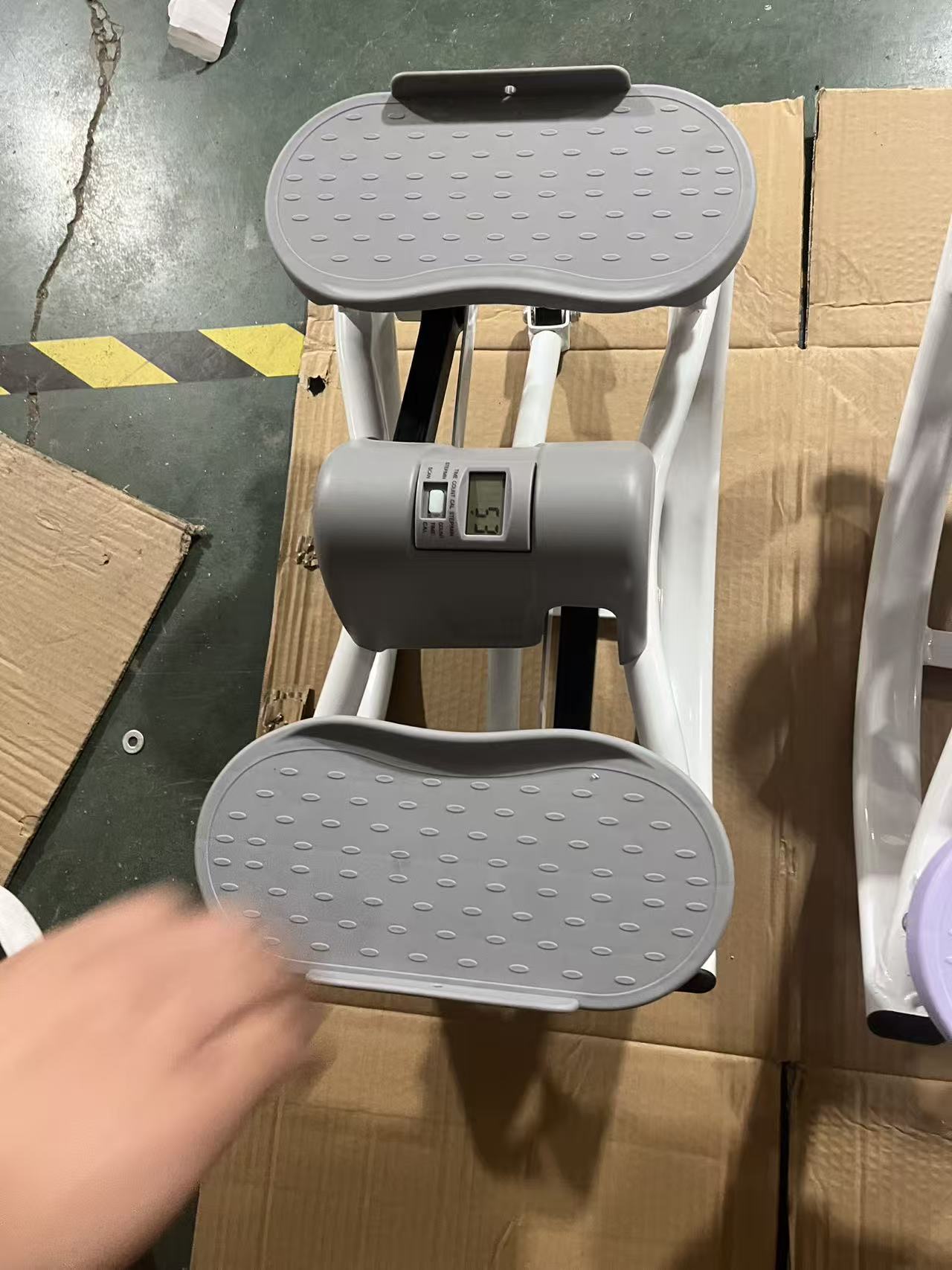 Low Impact Side Stepper Protects Knees and Joints Portable Left and Right Stepper with Digital Display