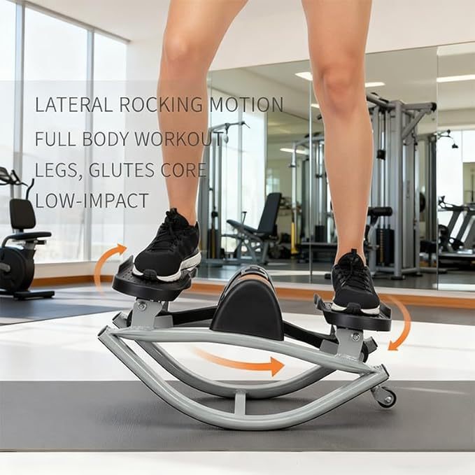 Low Impact Side Stepper Protects Knees and Joints Portable Left and Right Stepper with Digital Display