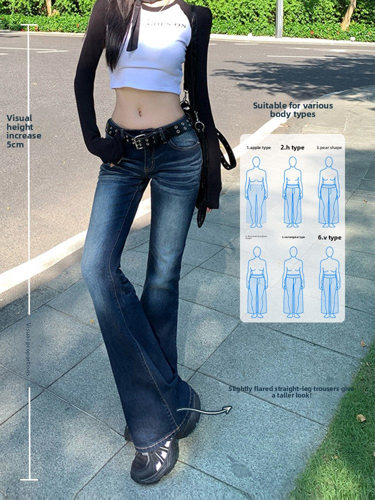Low-rise fleece jeans