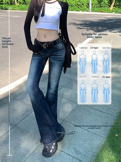 Low-rise fleece jeans