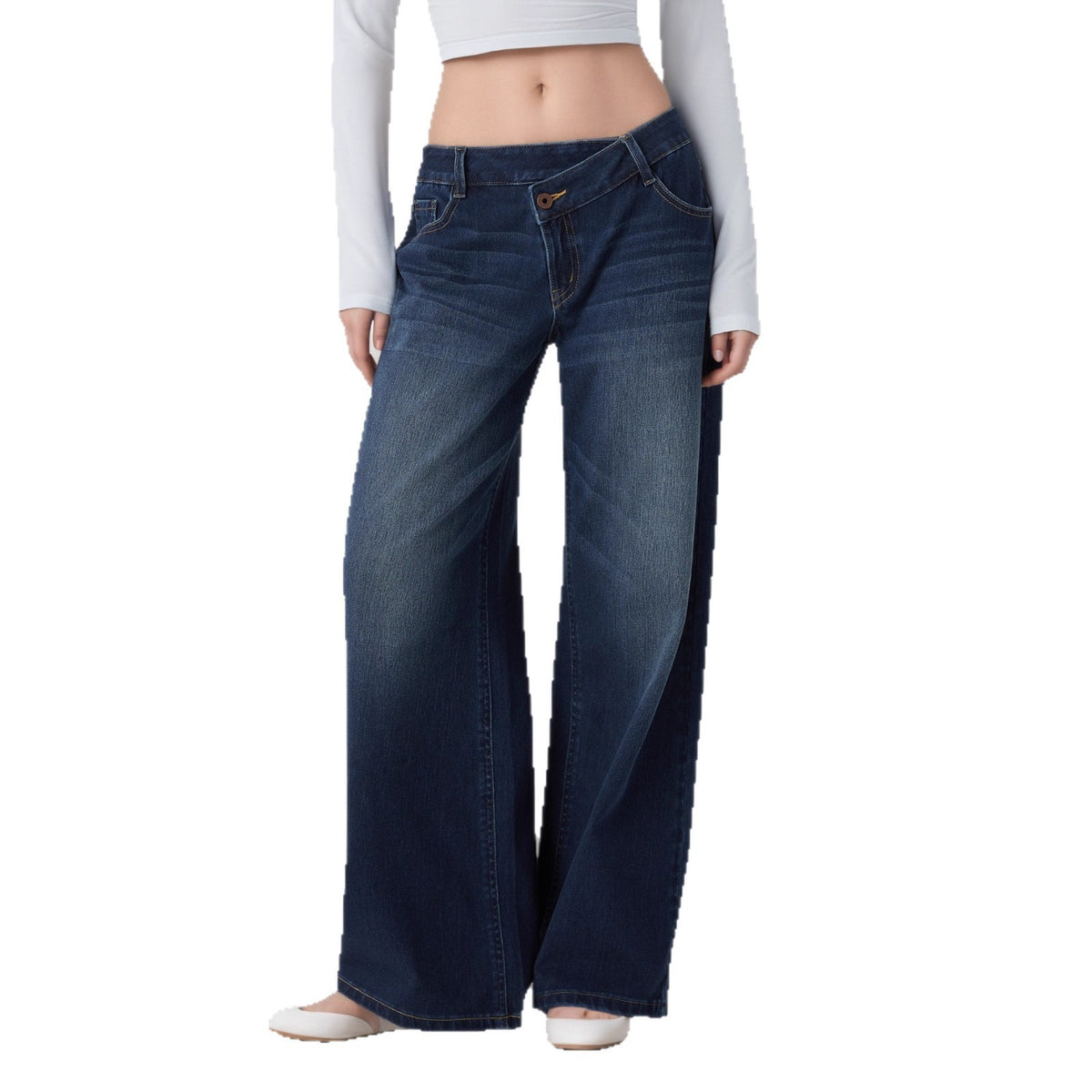 Low-rise jeans