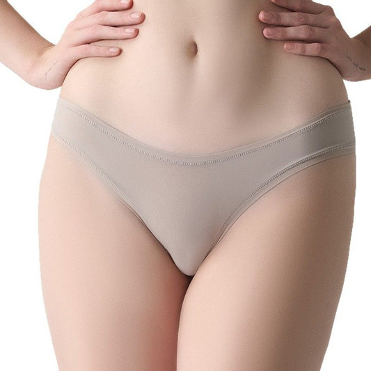 Low-rise seamless thong underwear