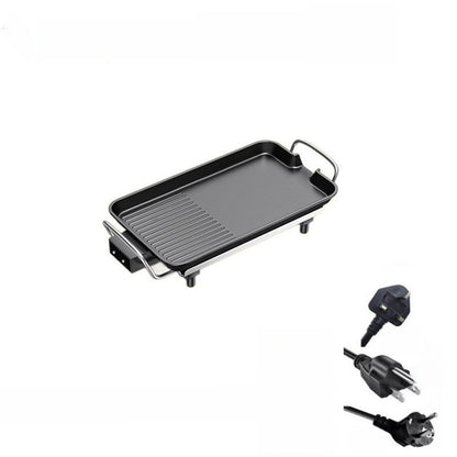 Low-Smoke Non-Stick Electric Grill Pan