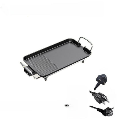 Low-Smoke Non-Stick Electric Grill Pan