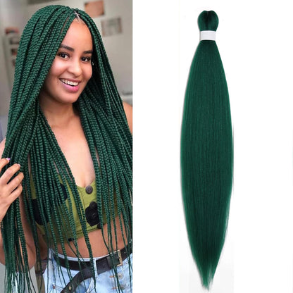 Low Temperature Fluffy Braided Synthetic Wig