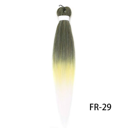 Low Temperature Fluffy Braided Synthetic Wig