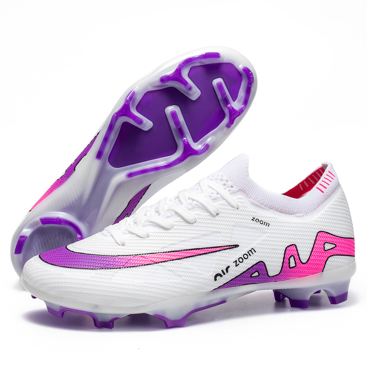 Low-top Football Shoes for Training with Long/Broken Nails