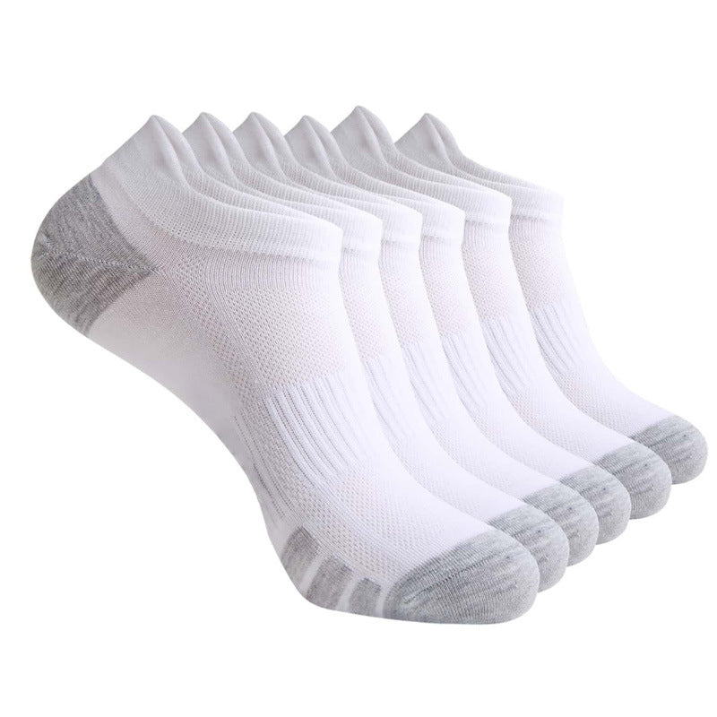 Low-top heel socks for running