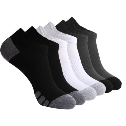 Low-top heel socks for running