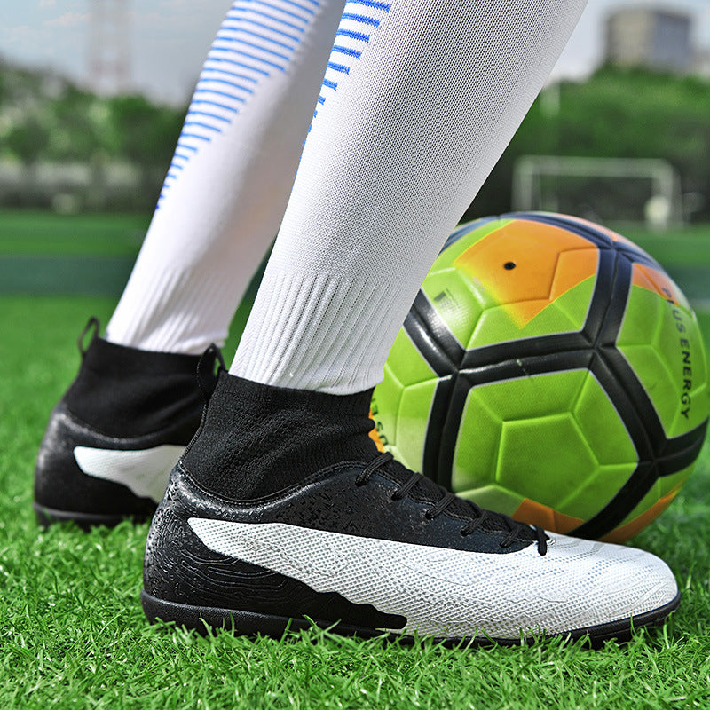 Low Top Leather Football Training Shoes