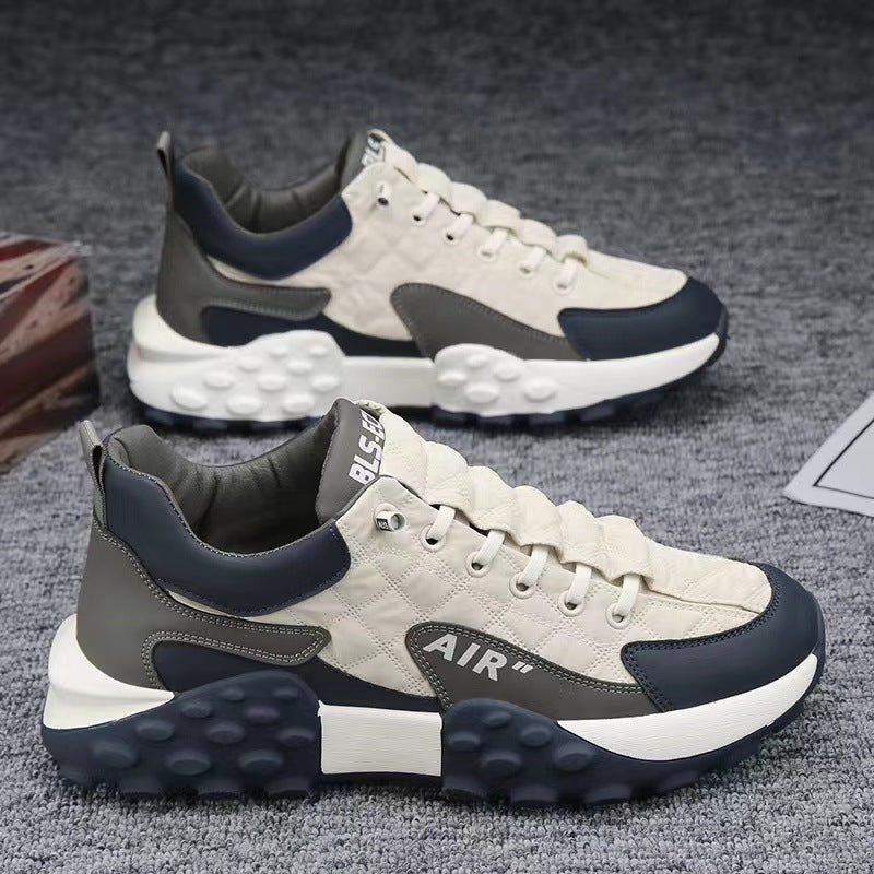 Low-top running thick-soled breathable sports shoes