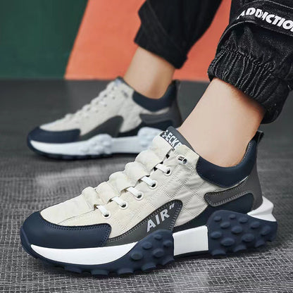 Low-top running thick-soled breathable sports shoes