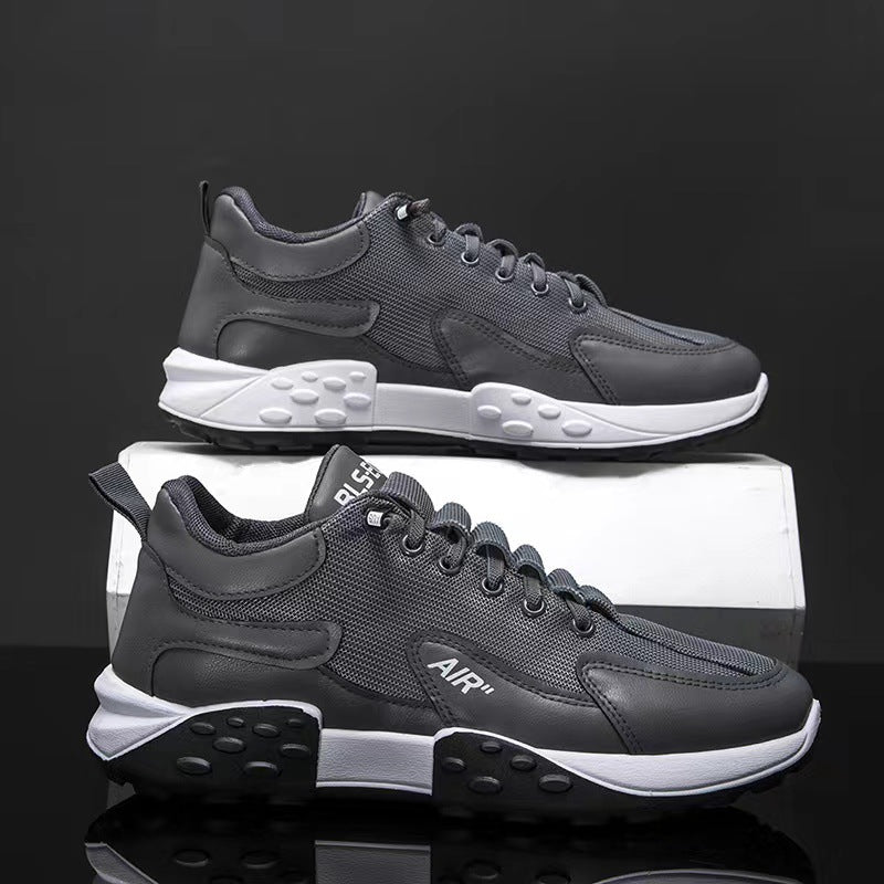 Low-top running thick-soled breathable sports shoes