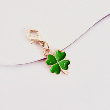 Lucky Four-Leaf Clover Keychain Bag Pendant