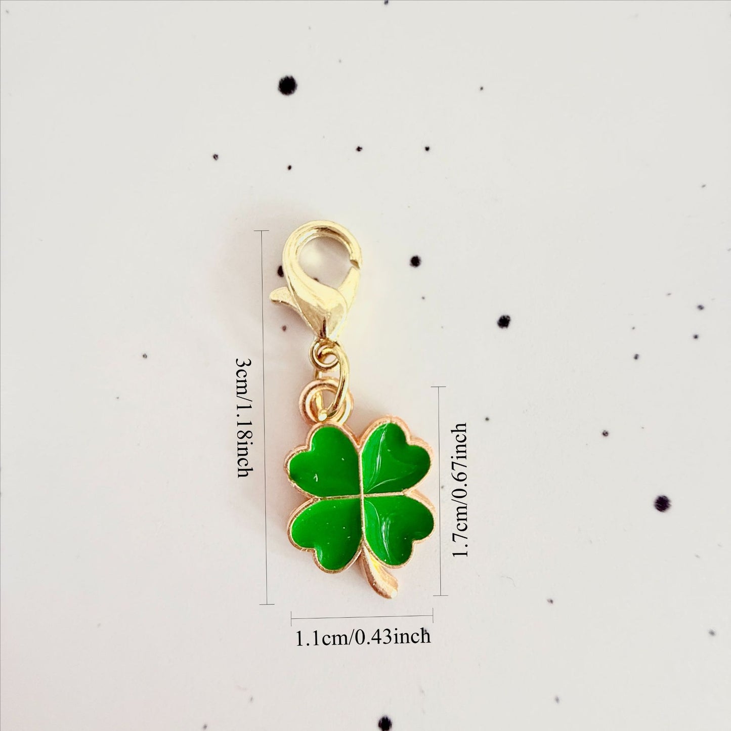 Lucky Four-Leaf Clover Keychain Bag Pendant