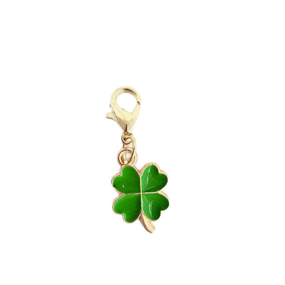Lucky Four-Leaf Clover Keychain Bag Pendant