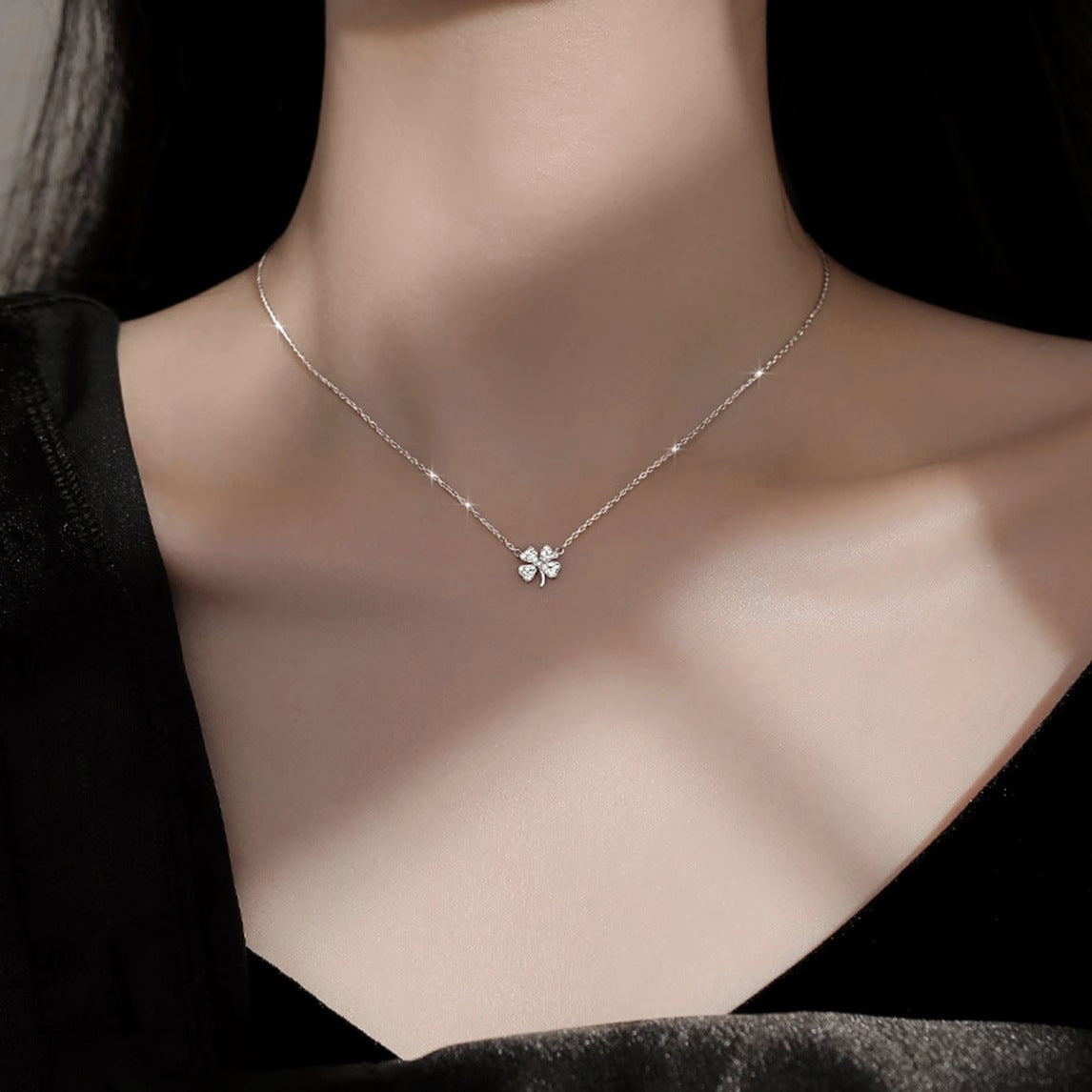 Lucky Four-Leaf Clover Necklace