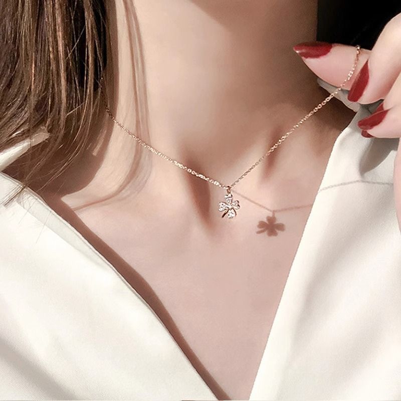 Lucky Four-Leaf Clover Necklace