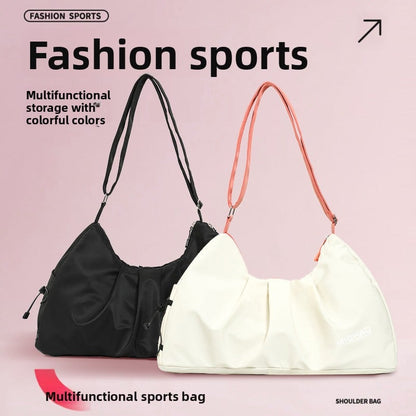 Luggage Bag, Short-Distance Travel Fitness Bag, Large-Capacity Sports Style Backpack, Men's and Women's Shoulder Bag
