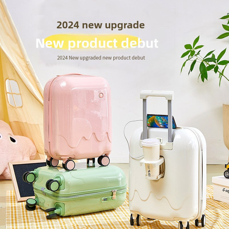 Luggage, carry-on suitcase, small and lightweight for women