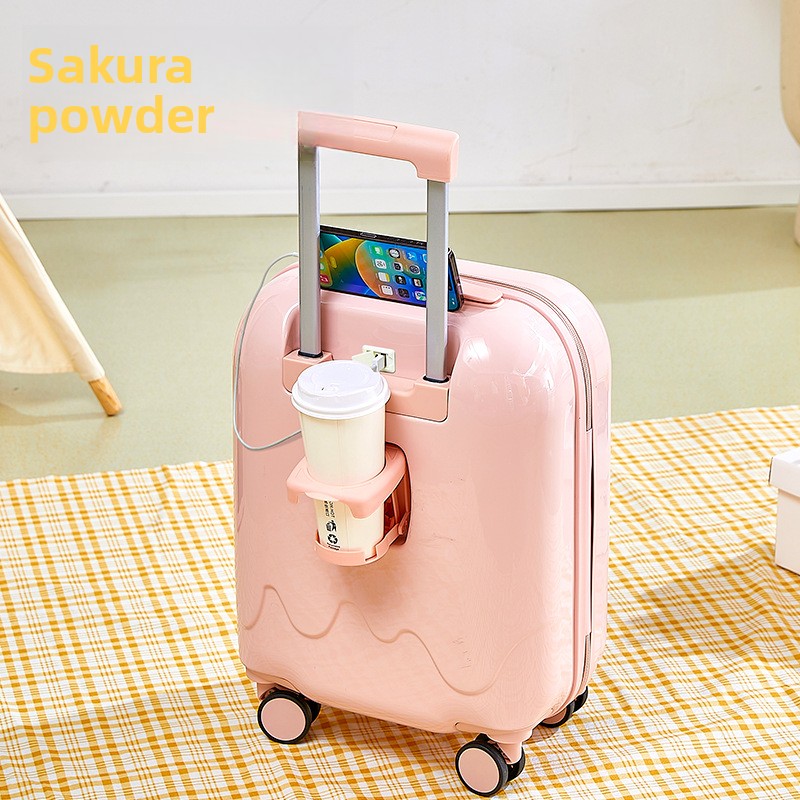 Luggage, carry-on suitcase, small and lightweight for women
