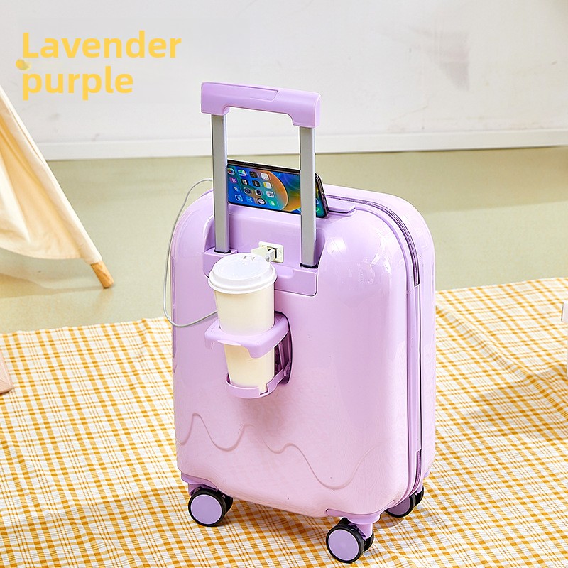 Luggage, carry-on suitcase, small and lightweight for women