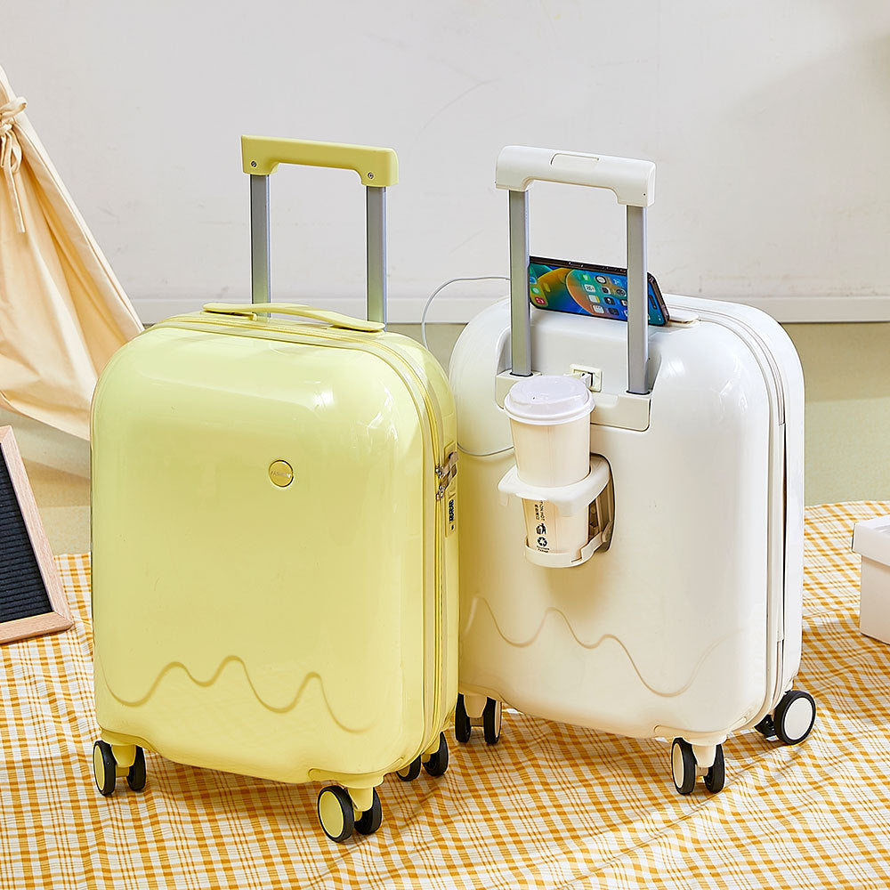 Luggage, carry-on suitcase, small and lightweight for women