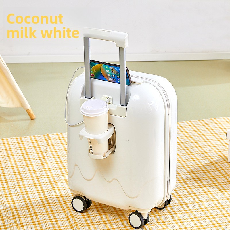 Luggage, carry-on suitcase, small and lightweight for women