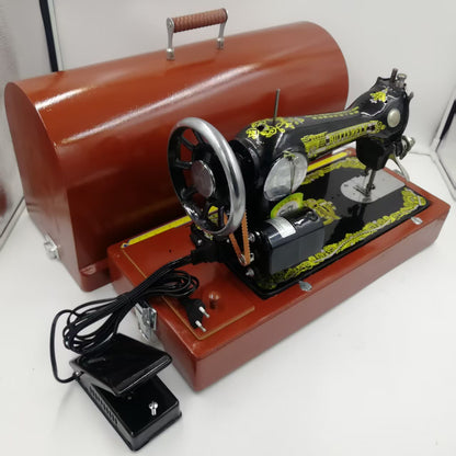 Luggage sewing machine