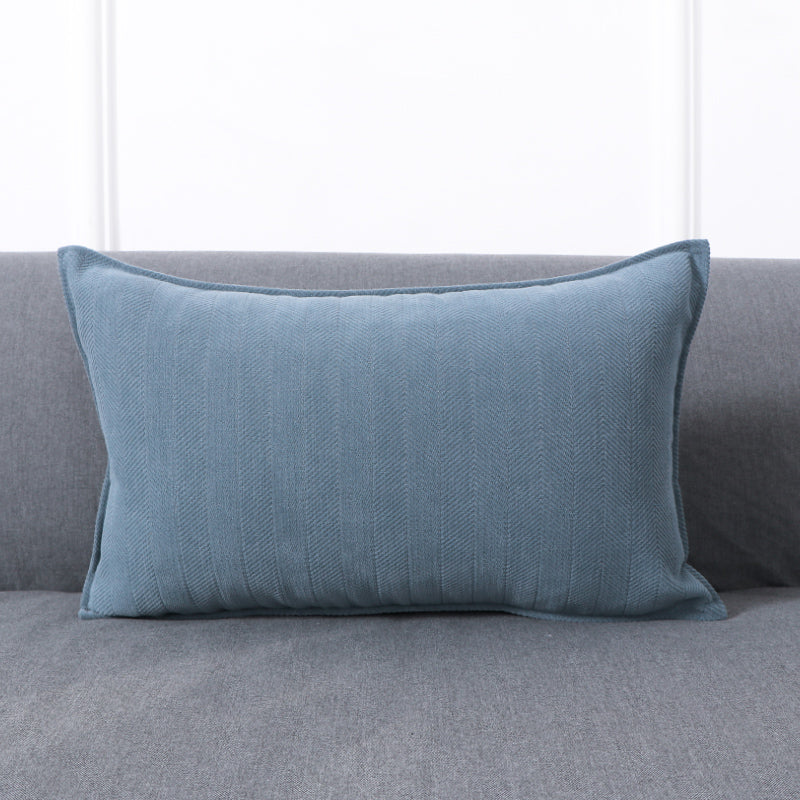 Lumbar Pillow Sofa Pillow Pillow Living Room Sofa Cushion Small Rectangular Bedside Back Cushion Office Waist Protector