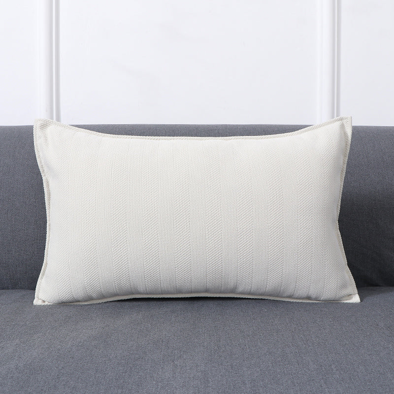 Lumbar Pillow Sofa Pillow Pillow Living Room Sofa Cushion Small Rectangular Bedside Back Cushion Office Waist Protector