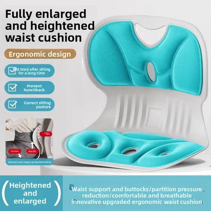 Lumbar support and correction cushion