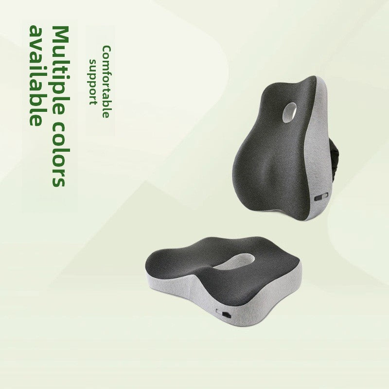 Lumbar support memory foam back cushion