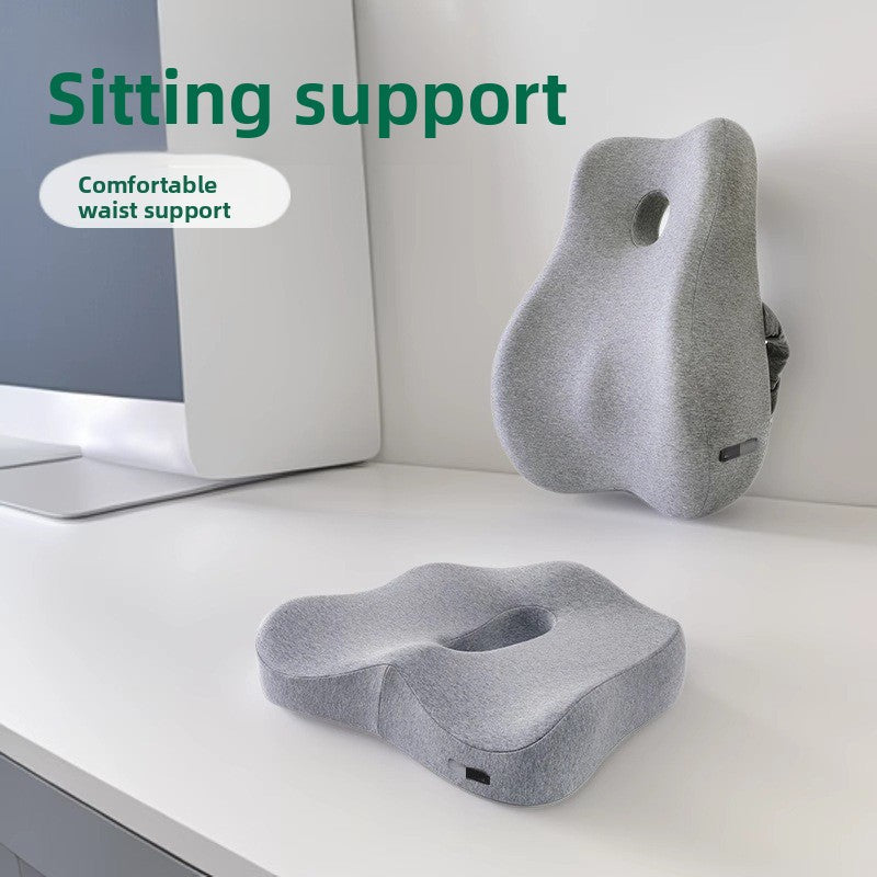 Lumbar support memory foam back cushion