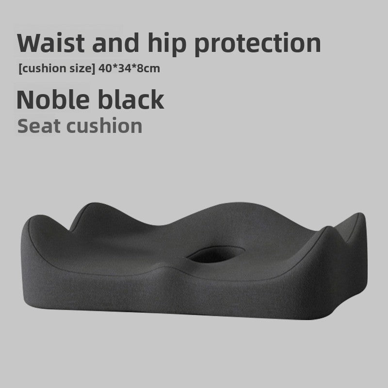 Lumbar support seat cushion