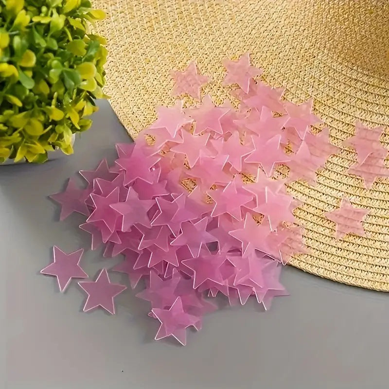 Luminous 3D Star Wall Stickers