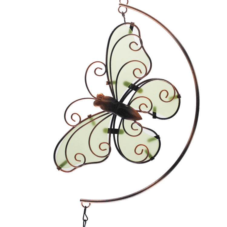 Luminous Butterfly Dragonfly Wind Chime Rotating Pendant