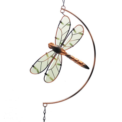 Luminous Butterfly Dragonfly Wind Chime Rotating Pendant