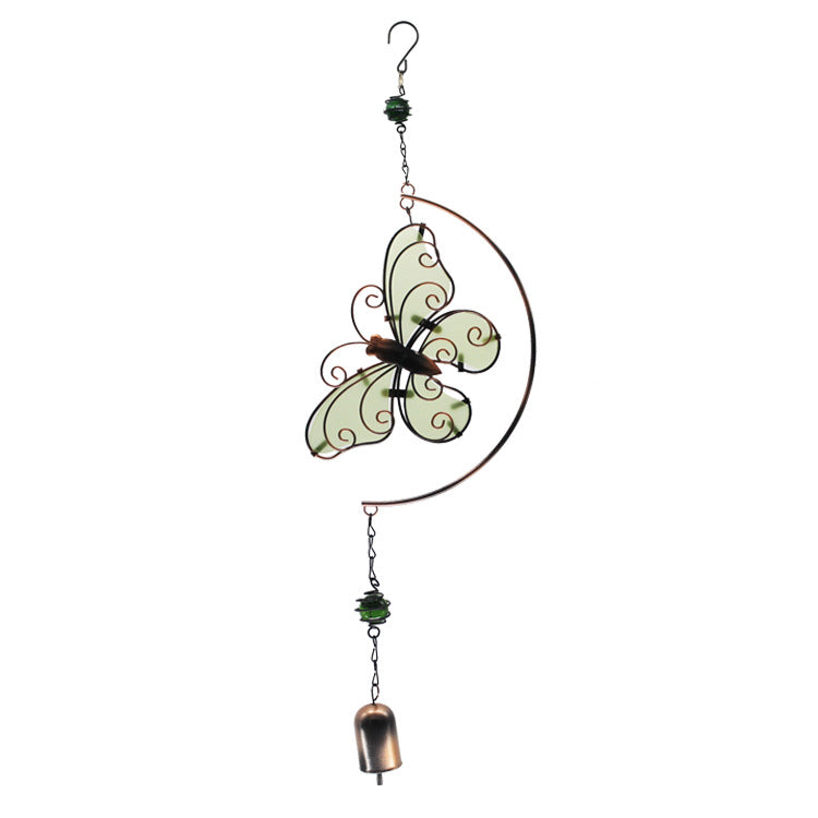 Luminous Butterfly Dragonfly Wind Chime Rotating Pendant