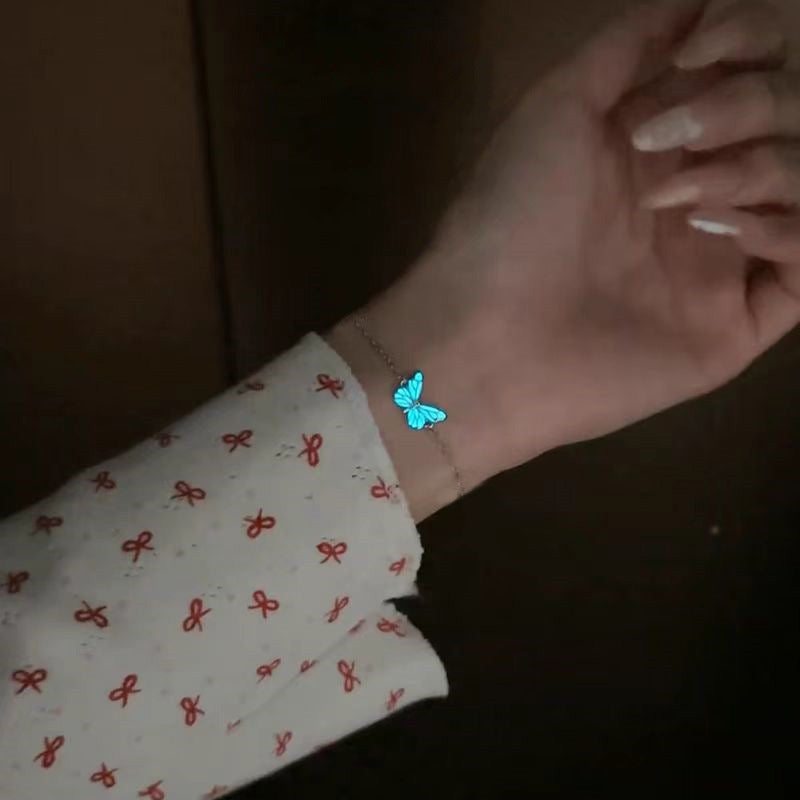 Luminous Butterfly Necklace
