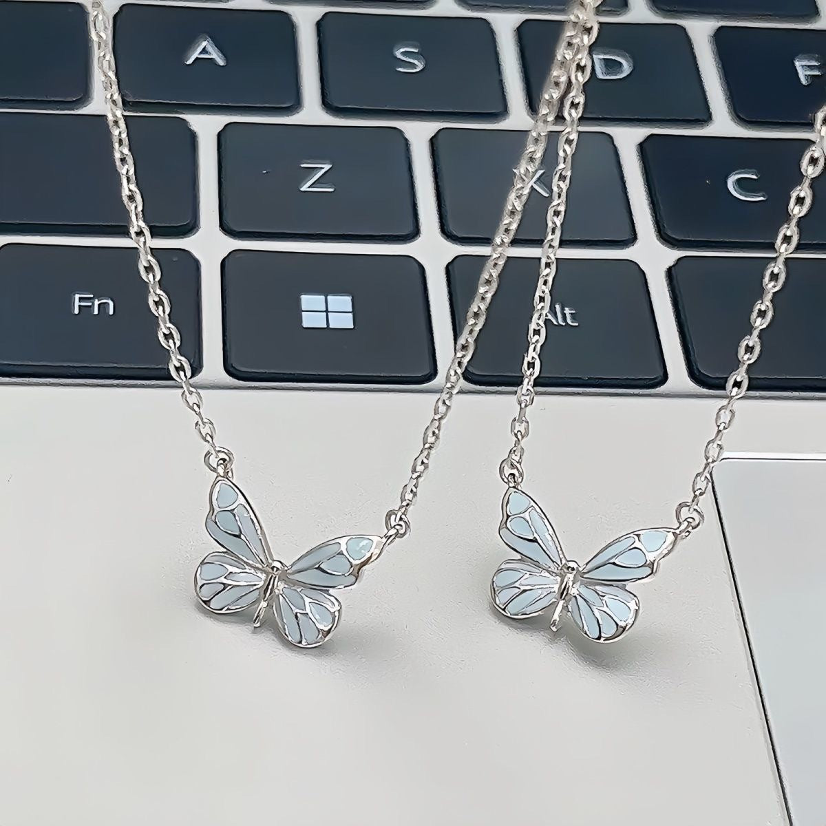 Luminous Butterfly Necklace